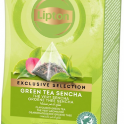Lipton Green Tea Sencha 6 boxes, 25 envelope pyramid tea bags per box