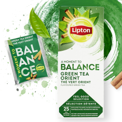 Lipton Tchae Green Tea Orient 6 Boxes, each box has 25 tea bags: Number 1 Best Selling Tea on our Website