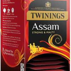 Twinings Assam Tea 4 boxes, 20 Envelope tea bags per box