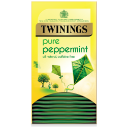 Twinings Pure Peppermint Tea 4 boxes, 20 Envelope tea bags per box