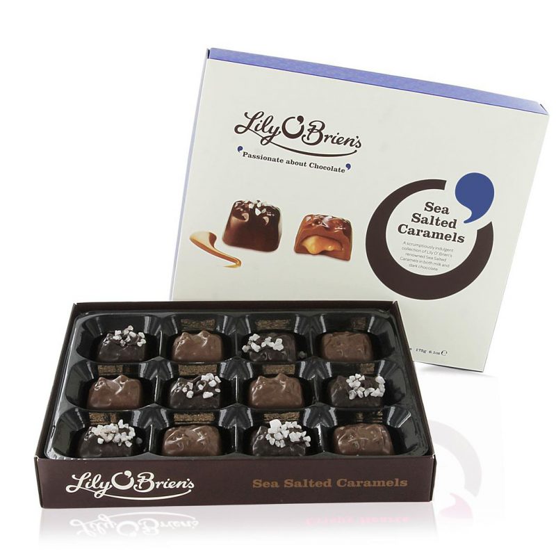 Lily O'Brien's Sea Salted Caramel, Milk & Dark Chocolate Collection, 175g, 2 Boxes