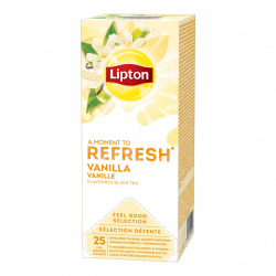 Lipton Vanilla Tea 6 Boxes, each box has 25 envelope tea bags