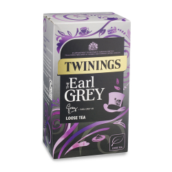 Twinings Earl Grey Tea Loose Leaf tea box 125g per box, 4 boxes