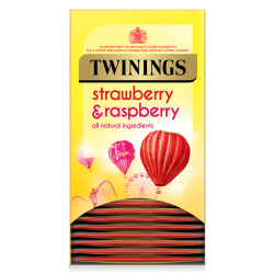 Twinings Strawberry and Raspberry Infusion 4 boxes, 20 Envelope tea bags per box