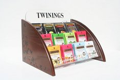 Twinings Luxury Wooden Stadium Stand with 100 Twinings tea bags