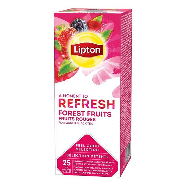 Lipton Forest Fruits Tea 6 Boxes, each box has 25 envelope tea bags