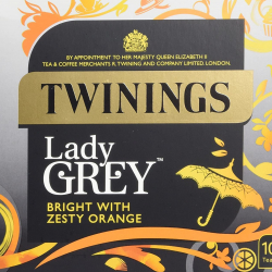 Twinings Lady Grey Tea 4 boxes, 100 Non Envelope tea bags per box